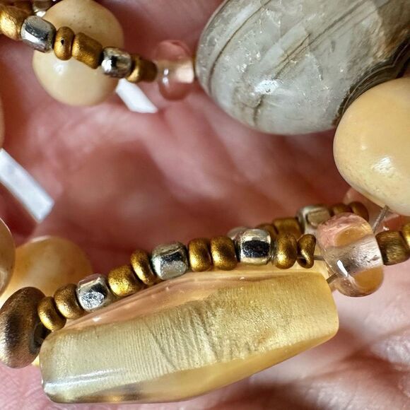 Agate beaded necklace - Picture 8 of 12